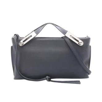 Loewe unisex, Pre-owned, Grijs, Maat: ONE Size Leer
