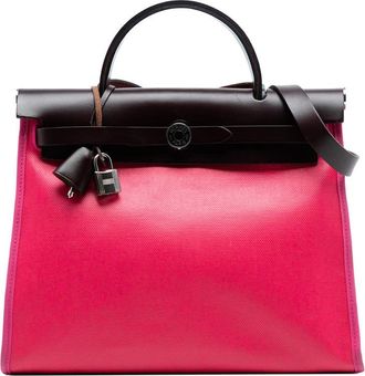 Herm&egrave;s Pre-owned Hermes Toile H Berline Herbag Zip 31 Ladies AA7X3QI5WRBK8NGM