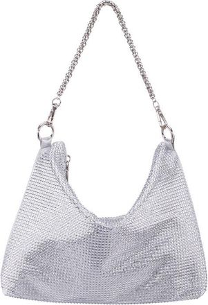 Nina Soho Shoulder Bag in Silver at Nordstrom
