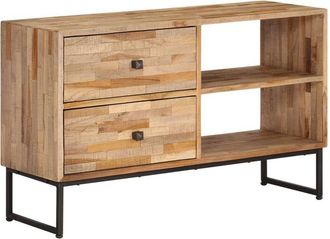 vidaXL Mueble Para Tv De Madera De Teca Reciclada 90x30x55 Cm Vidaxl