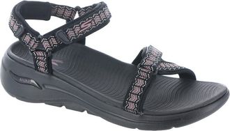 Skechers Artisanal Quarter Strap Sandal Flat Sandals Womens Black 6 UK