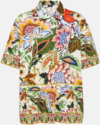 Etro Floral cotton shirt