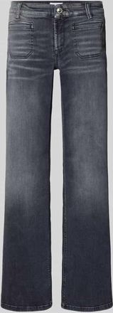 Cambio Cambio Wide Leg Jeans mit mit Paspeltaschen Modell TESS in Hellgrau, Gr&ouml;&szlig;e 36