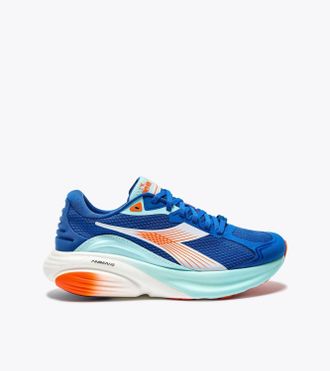 Diadora Mens Atomo Star Trainer Shoes In Blue/orange