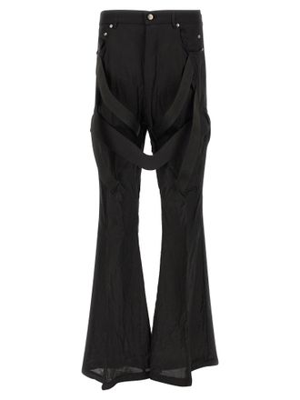 Rick Owens Black Copper Flared Mens Pants