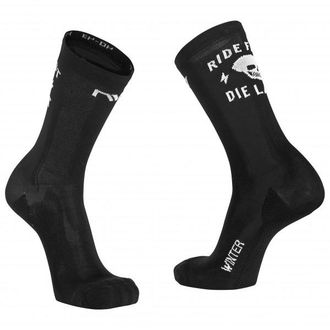 Northwave Ride Fast Die Last Velosocken - Unisex | schwarz