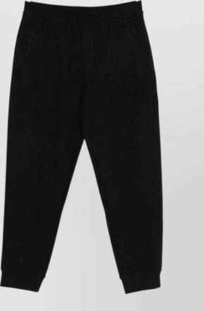 Emporio Armani cotton blend sweatpants textured style pockets