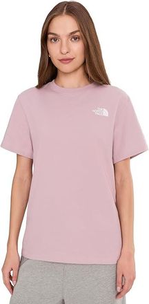 The North Face Short Sleeve Core Box NSE T-Shirts Womens Short Sleeve Pullover Metal Pink : 2XL, Cotton
