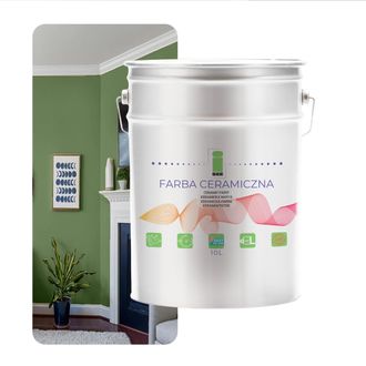 OEM Pintura Cer&aacute;mica Para Paredes Lavable Verde Oliva 10l Resistente A Las Manchas