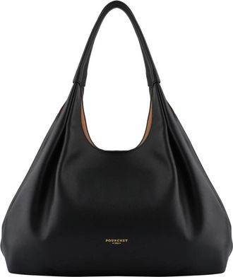 Pourchet Tassen, Dames, Zwart, ONE Size, Leer, Arche