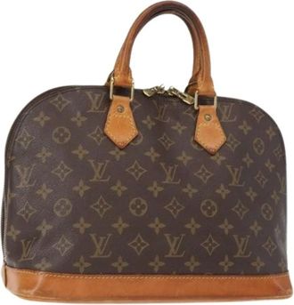 Louis Vuitton Pre-owned Handbags, female, Brown, Size: ONE SIZE Pre-owned Vintage Canvas Handbag