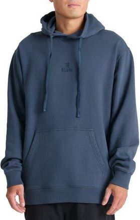 Roark Safe Camp Embroidery Oversize Cotton Fleece Hoodie in Navy at Nordstrom Rack, Size Medium