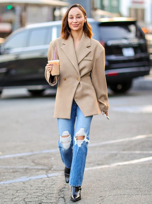 jeans strappati in inverno