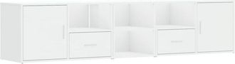 vidaXL Corner Cabinet White 200x40x45 cm Engineered Wood Vidaxl