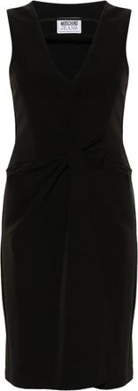 Moschino Korte Jurk - Dames - Korte kleedjes - Zwart - L - Polyester - Kleedjes