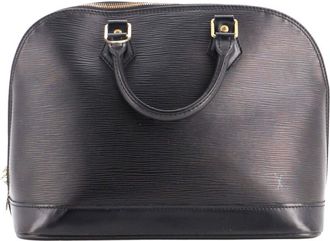 Louis Vuitton Black Epi Leather Alma Pm (Authentic Pre-Loved)
