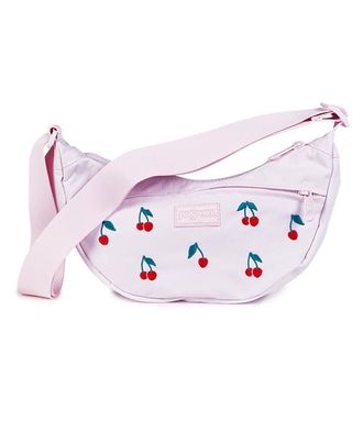 Jansport Unphased Crossbody Small FX in Pink Ice Cherry Embroidery at Nordstrom