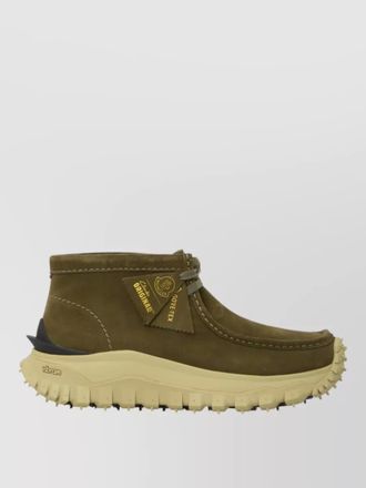 Moncler leather ankle boots