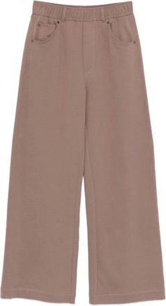 Brunello Cucinelli Dames, Broeken, Bruin, Maat: S Katoen