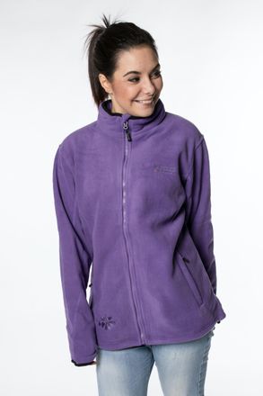 Deproc Fleecejacke DEPROC ACTIVE CAMBLY Lady, Damen, Gr. 40/42 (M), lila, 100% Polyester, mit Gummizug, Jacken Fleecejacke, mit Teddy-Fleece, auch in Grossen