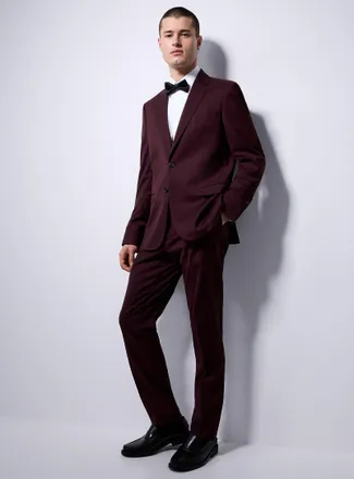 Le 31 Mens Essential stretch pant Wool weave by Marzotto Stockholm fit - Slim