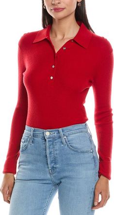 Maje Wool & Silk-Blend Bodysuit