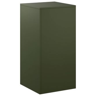 vidaXL Soporte De Plantas Verde Oliva 40 X 40 X 80 Cm Acero Oxidado Vidaxl