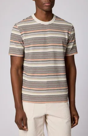 Paul Smith Striped Crewneck T-Shirt in Multi Coloured at Nordstrom, Size X-Large