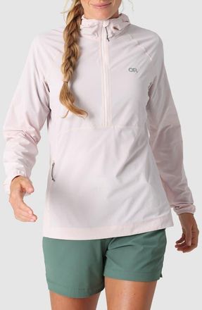 Outdoor Research Astroman Air Sun Half Zip Hoodie in Cherry Blossom at Nordstrom, Size X-Small
