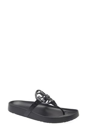 Tory Burch Miller Cloud Lite Flip Flop in Perfect Black at Nordstrom, Size 12