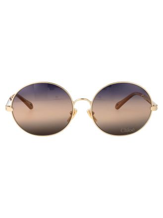 ● CHLOE ● サングラス Round Gold / Burgundy / 61mm Amazon.com: Chloé Round/Oval Sunglasses Gold Gold Brown