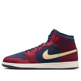 Nike Jordan Air Jordan 1 Mid Team Red Obsidian IO7449-600