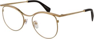 Yohji Yamamoto Gold Metal Glasses Womens (Frames)