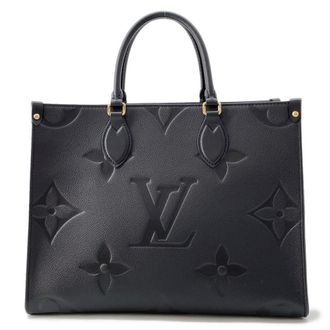 Louis Vuitton Monogram Empreinte Black Noir Monogram Empreinte Shoulder Bag Tote Bag (Pre-Owned)
