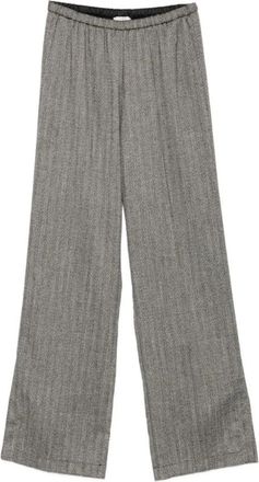 Forte_Forte Broeken, Dames, Zwart, S, Wide Broeken