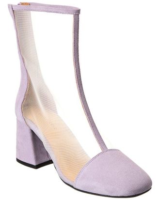 Free People Wisteria Mesh & Leather Boot