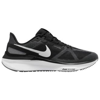 Nike Mens Air Zoom Structure 25 - Running Shoes Black/White/Iron Grey Size 10.0