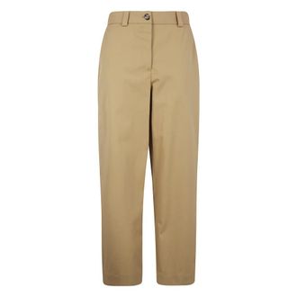 Khaite Dames, Broeken, Bruin, Maat: 2XS