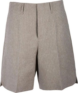 Fendi Casual Shorts, male, Beige, Size: L Bermuda Shorts