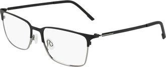 Flexon Demo Rectangular Mens Eyeglasses FLEXON E1147 002 55