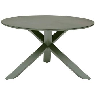 Hesperide Tavolo da giardino oryon 6 posti d130cm verde alloro - Hesp&eacute;ride