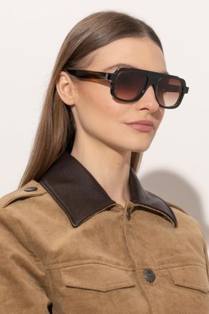 Thierry Lasry Positivy Sunglasses, Unisex, Brown