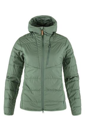 Fj&auml;llr&auml;ven Keb Insulated Jacket in Patina Green at Nordstrom, Size X-Small
