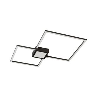 Lindby L&aacute;mpara De Techo Led duetto En Negro Aluminio - Lindby