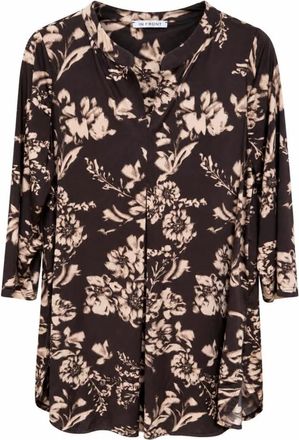 In Front Blusa Grazia - - Blouses & Shirts - Donna - Marrone - 2XL