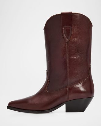 Isabel Marant Duerto Leather Western Boots