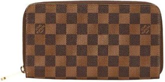 Louis Vuitton Pre-owned Wallets, female, Brown, Size: ONE SIZE Pre-owned Zippy Organizer