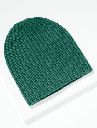 Talbots Chunky Cashmere Beanie - Rolling Green - 001 Talbots