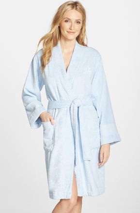 Lauren Ralph Lauren Cotton Terry Robe in Estate Blue at Nordstrom, Size X-Large