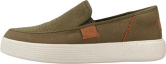 Hey Dude Stijlvolle Loafers voor Kustavonturen - Heren - Loafers - Groen - 44 EU - Schoenen